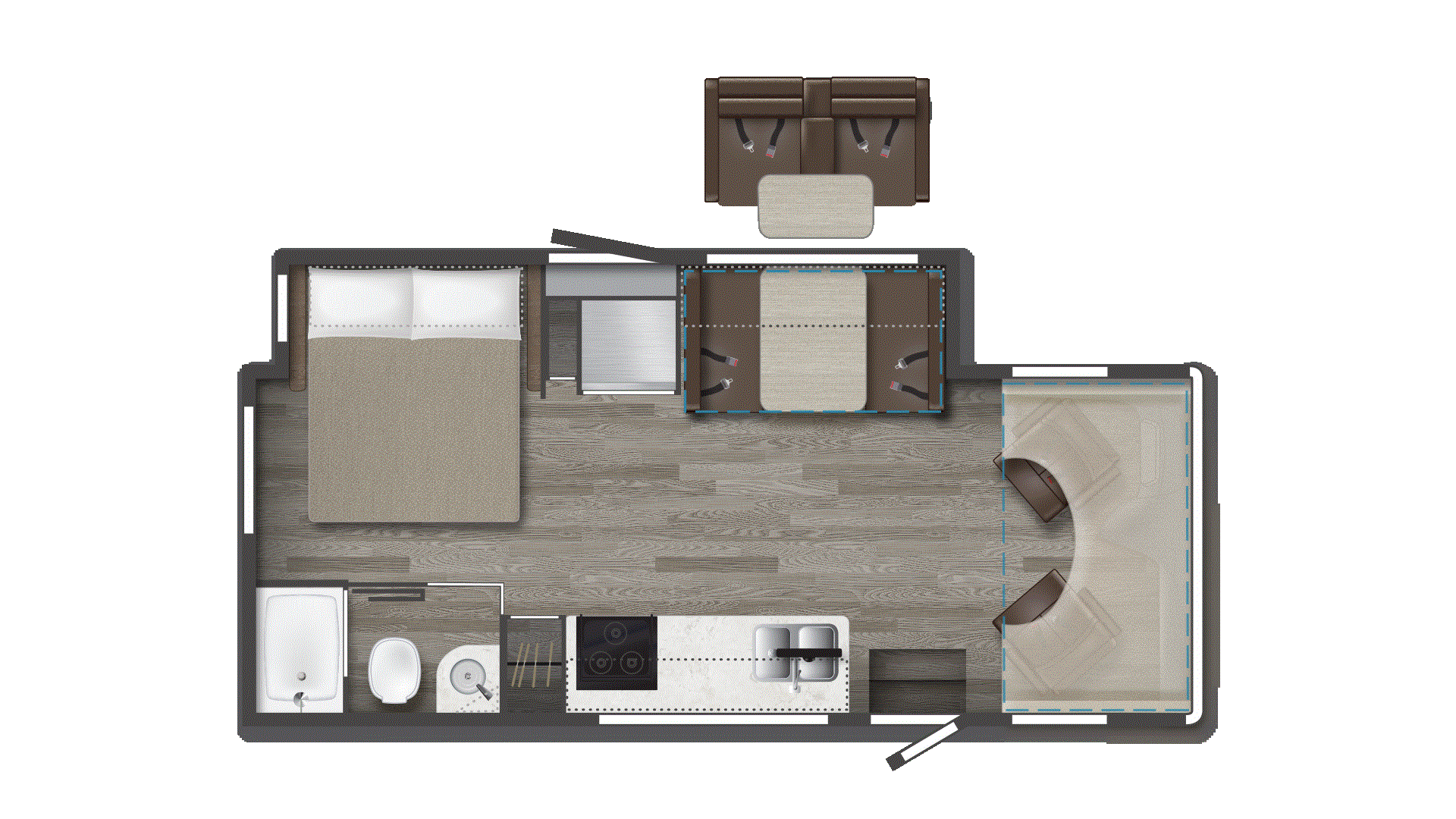 2025 Winnebago Vita 24P Floorplan Image