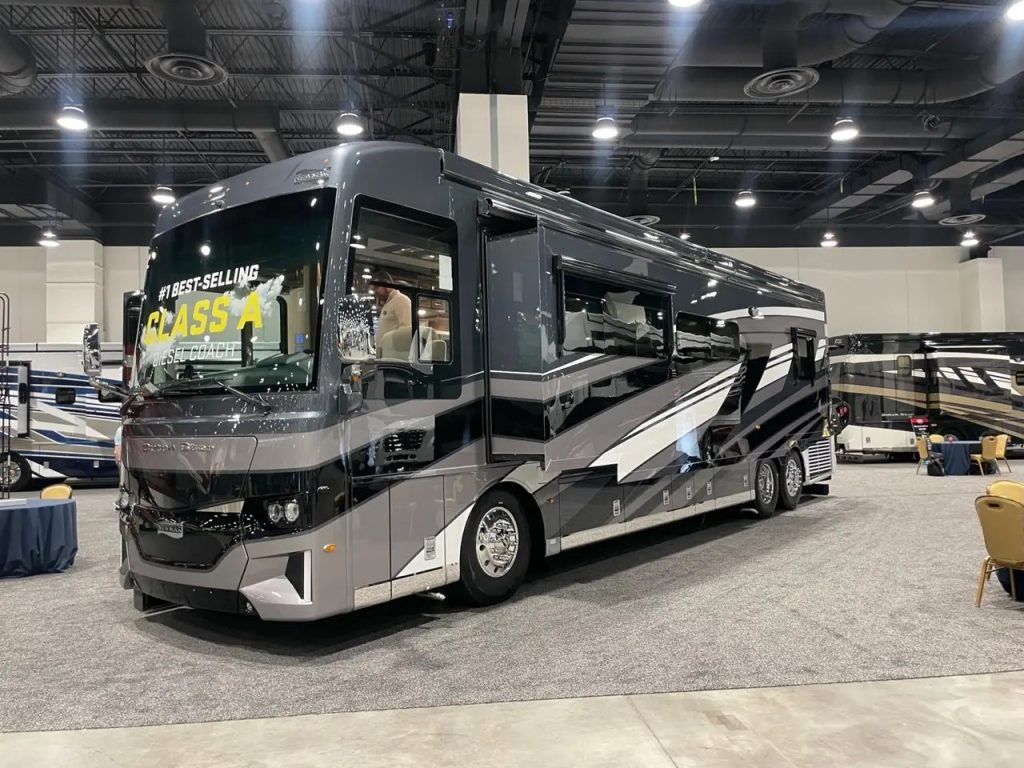 2024 Newmar Dutch Star RV Tour With Angie Morell National Indoor RV   NIRVC Newmar 2024 Dutch Star Class A Front Exterior2 1024x768 