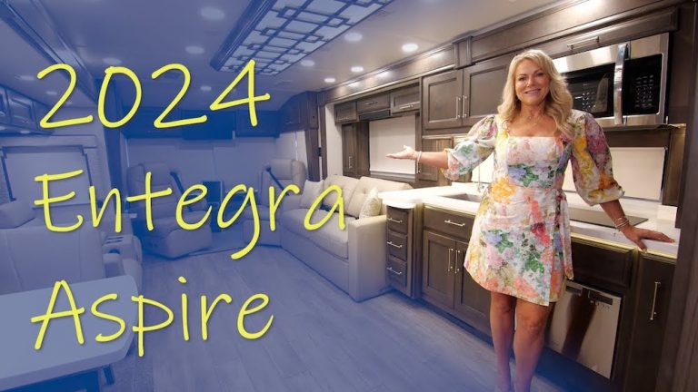 2024 Entegra Aspire Luxury RV Tour with Angie Morell - National Indoor ...